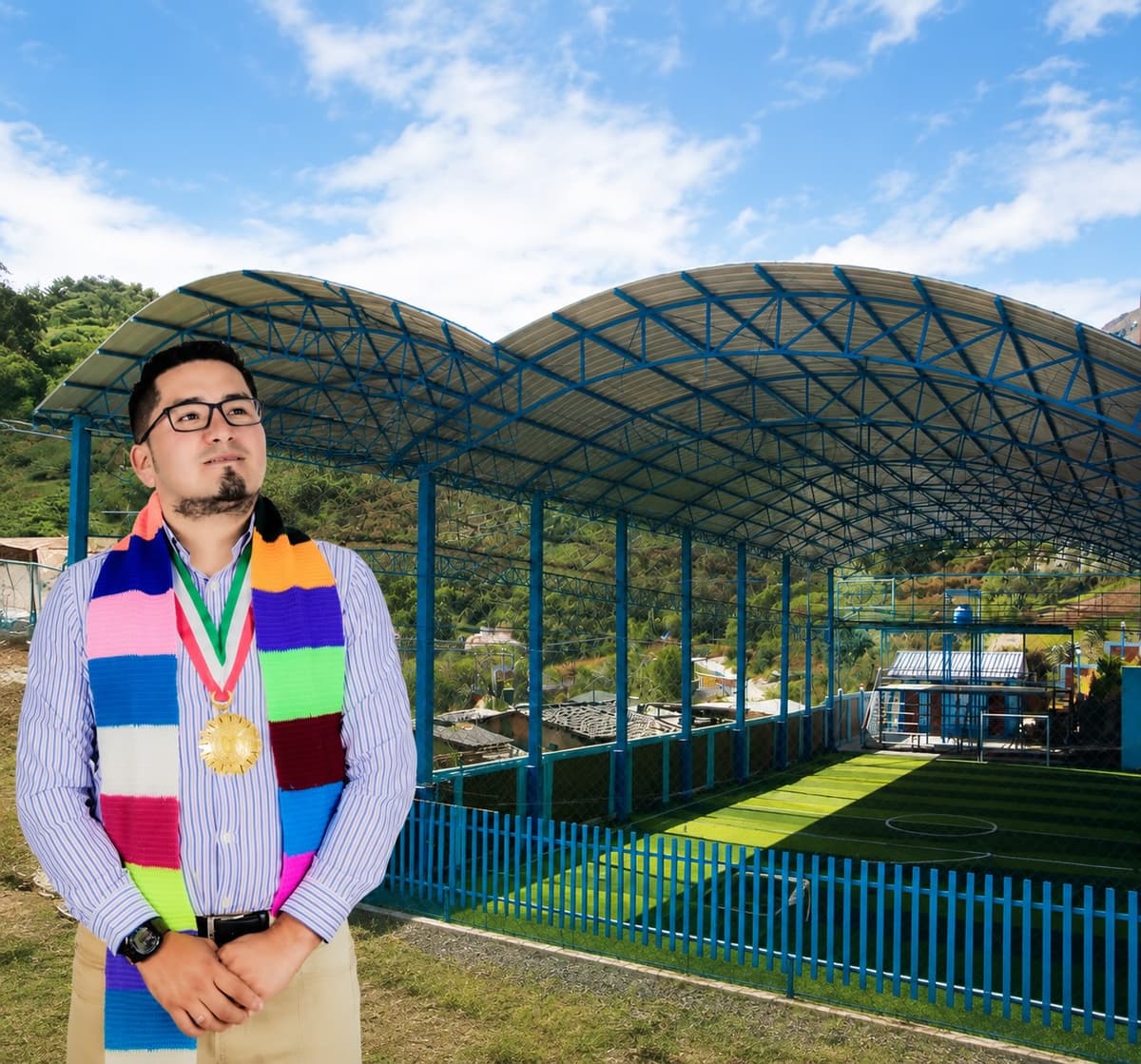 Polideportivo de Tambillo abre con dos versiones sobre su costo