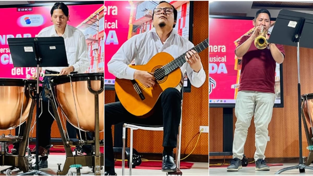 Estudiantes de la Universidad Daniel Alomía Robles muestran avances en audición musical