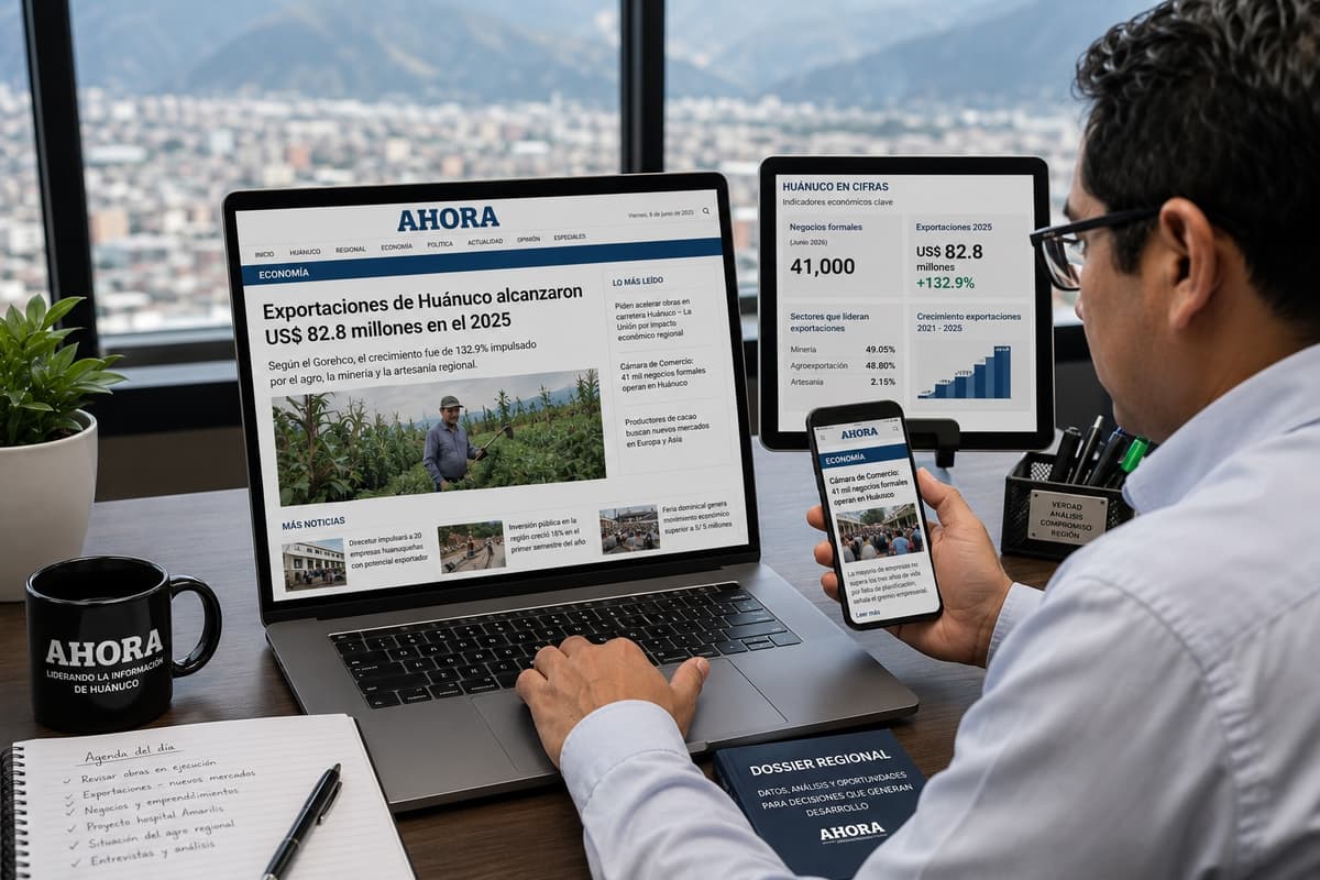 Diario Ahora: La información que mueve, protege y conecta a Huánuco