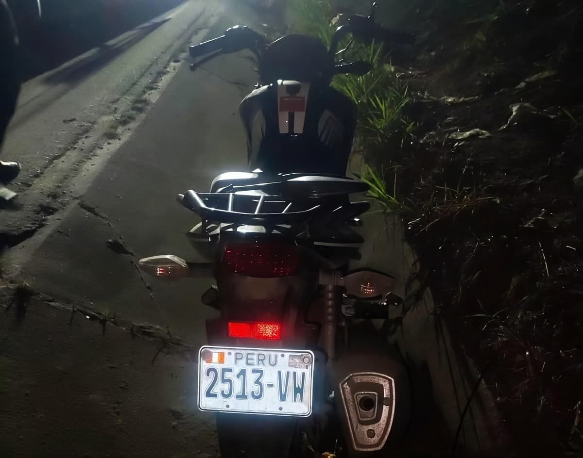 Joven motociclista muere tras impactar contra bus en la vía Huánuco–Tingo María