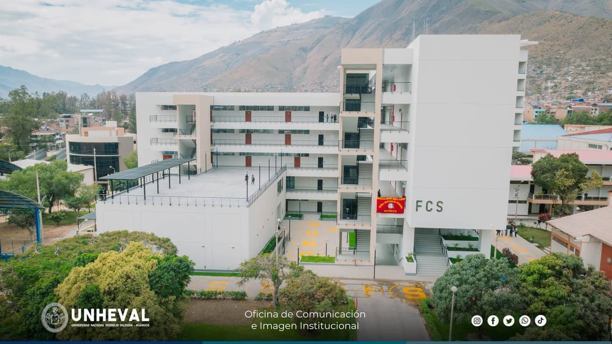 UNHEVAL inaugura moderno pabellón de Ciencias Sociales