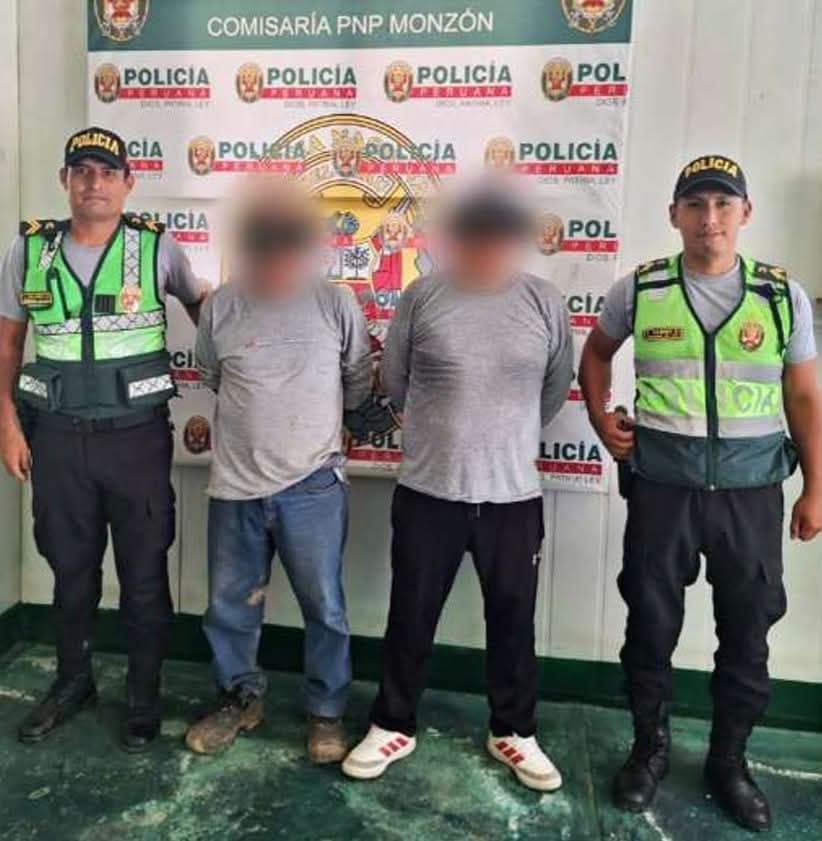 Intervienen a dos personas por presunta minería ilegal en Monzón
