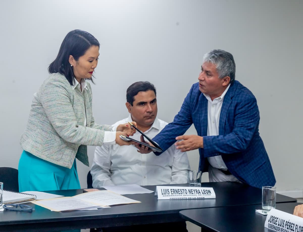 Antonio Pulgar pide destrabar obras y anuncia agenda con Keiko Fujimori