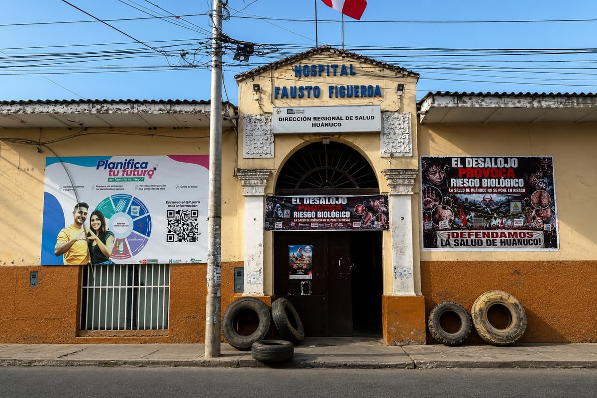 Diresa espera decisión judicial tras alerta policial por riesgo sanitario en desalojo