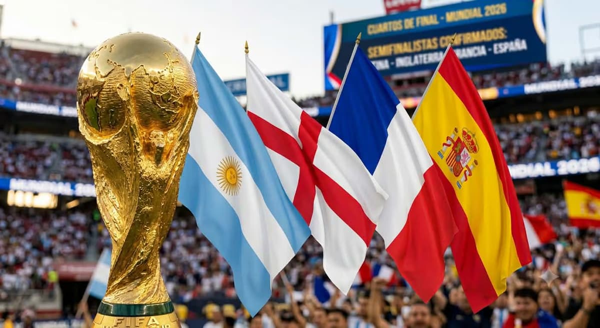 América TV transmitirá las semifinales del Mundial 2026: Argentina vs Inglaterra y Francia vs España