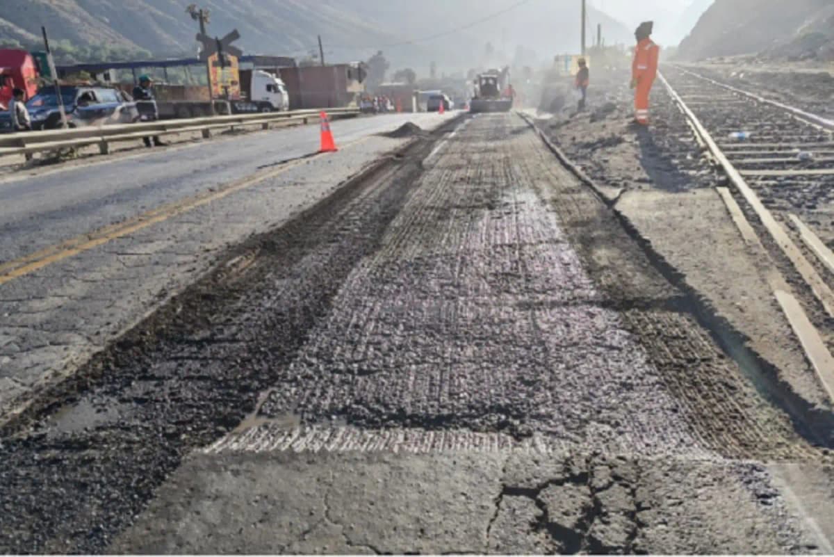 MTC realiza mantenimiento en dos tramos de la Carretera Central hasta agosto de 2026