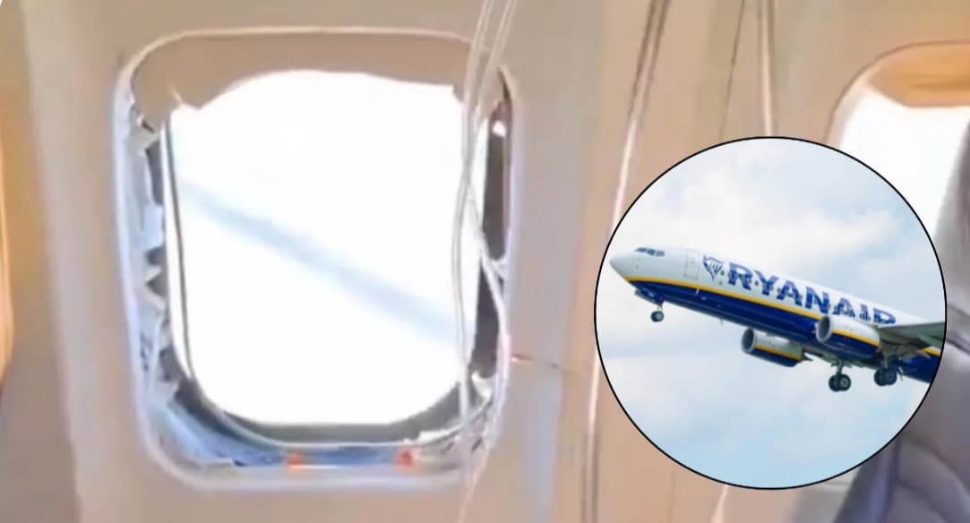 Pasajero fue succionado por ventana de avión durante vuelo