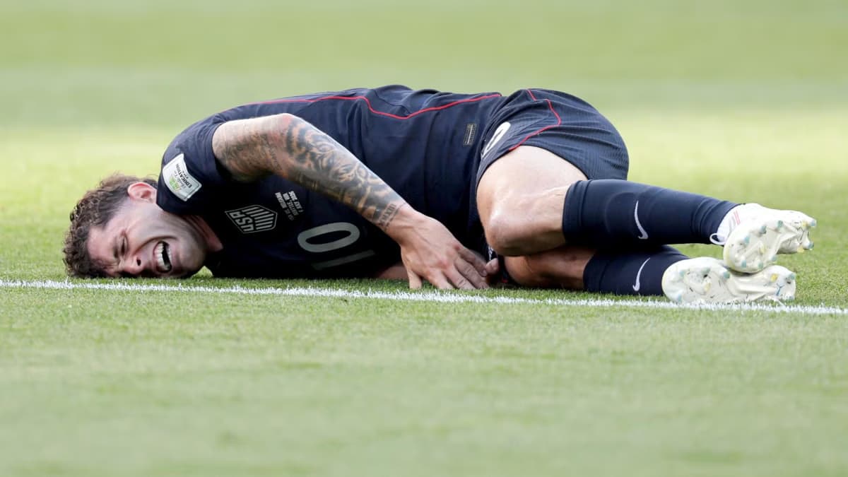 Mundial 2026: Christian Pulisic sufre microfractura en tibia y peroné ante Bélgica