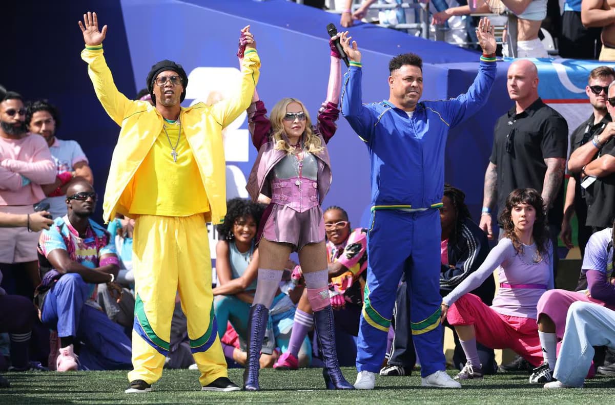Madonna, Ronaldo y Ronaldinho protagonizan el primer show de medio tiempo en la historia de un Mundial