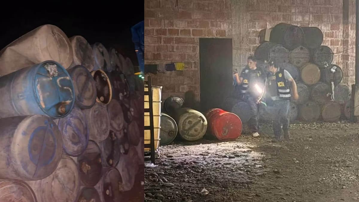 Detienen a policía y exfiscal por presunta red de combustible para minería ilegal en Madre de Dios