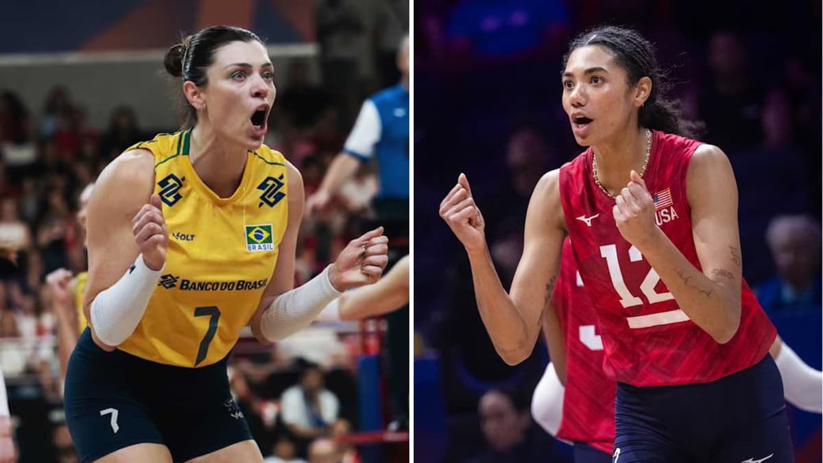 Brasil vs Estados Unidos: duelo de líderes en la VNL Femenina 2026