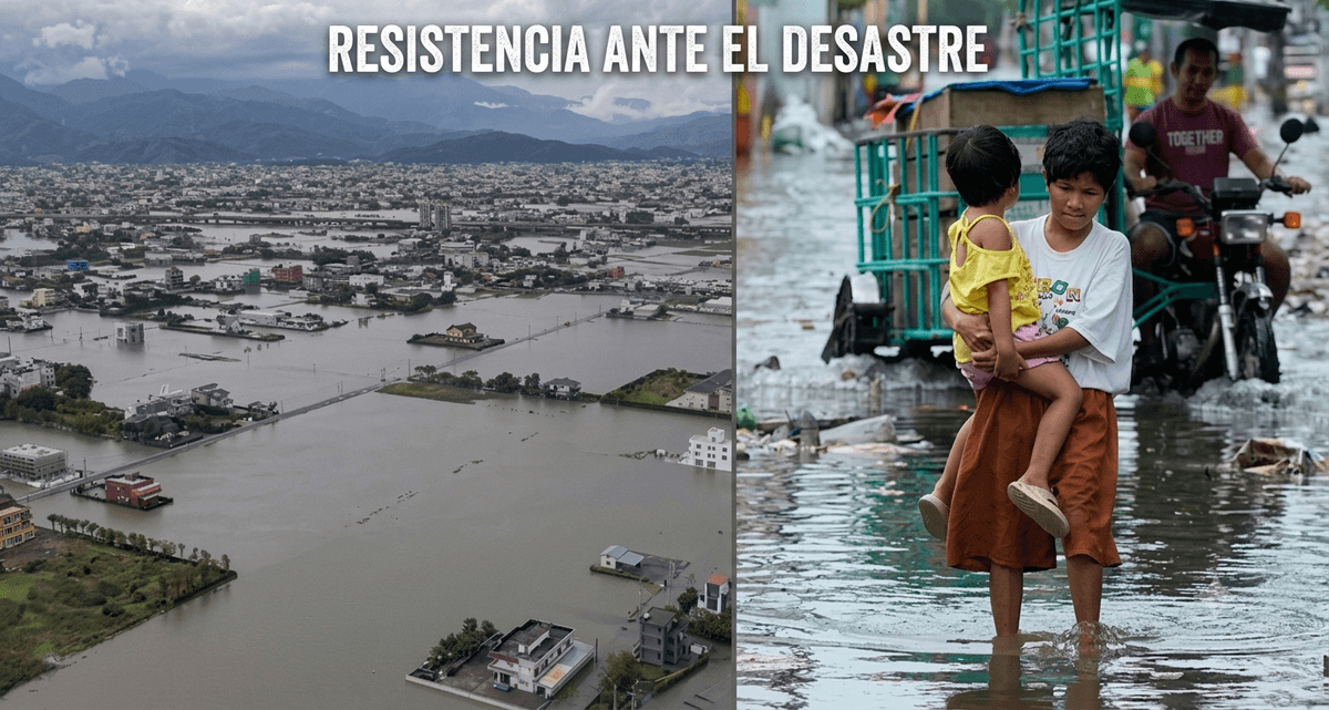 Tifón Noul provoca inundaciones y desplaza a más de 800 mil personas