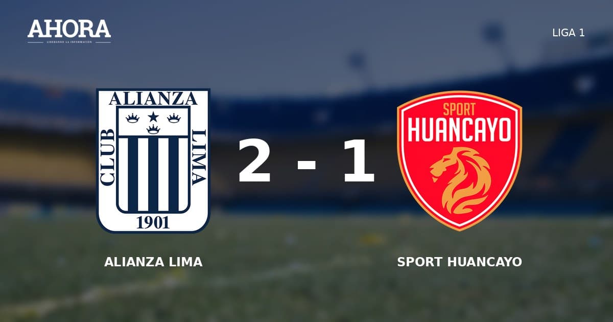 Alianza Lima venció 2-1 a Sport Huancayo en Matute por la Liga 1