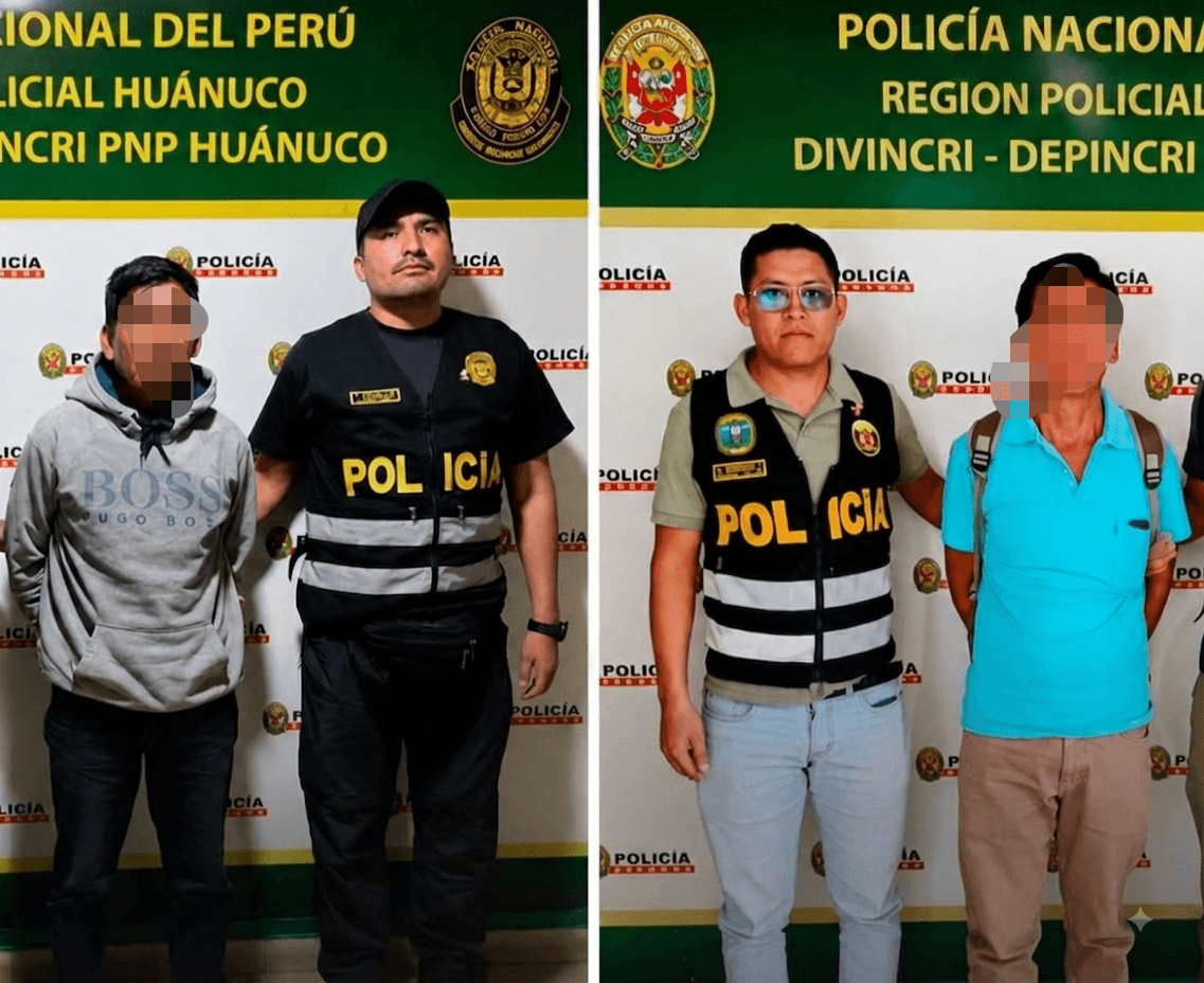 Dictan diez meses de prisión preventiva a dos investigados por terrorismo en Huánuco