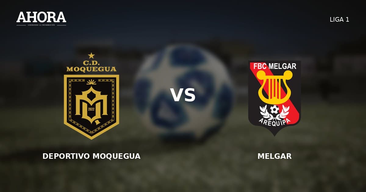 Deportivo Moquegua y Melgar empatan sin goles en el 25 de Noviembre