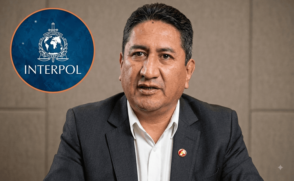 Interpol elimina orden internacional de ubicación y captura contra Vladimir Cerrón