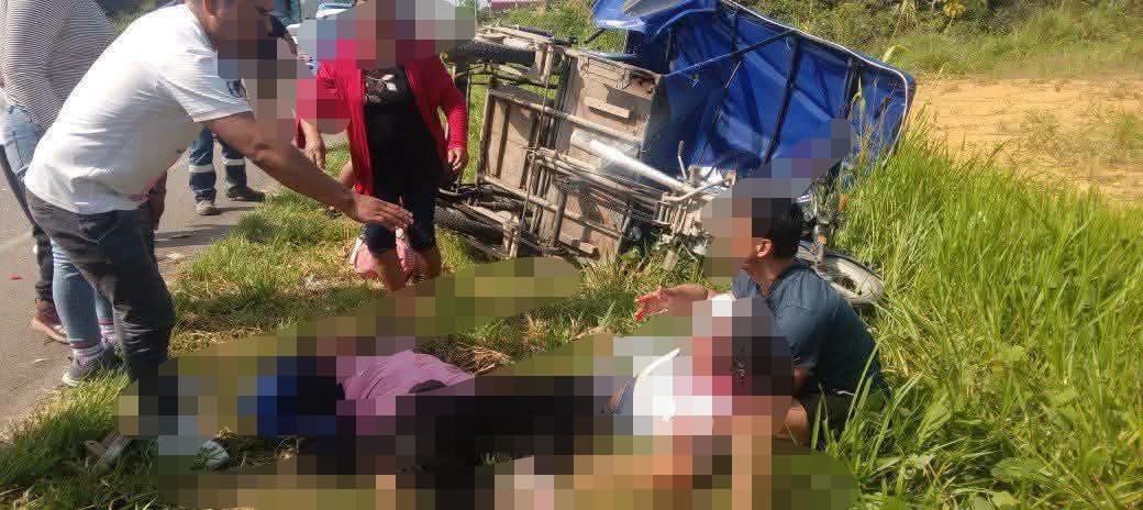 Mujer muere y tres personas resultan heridas en choque en Nuevo Copal