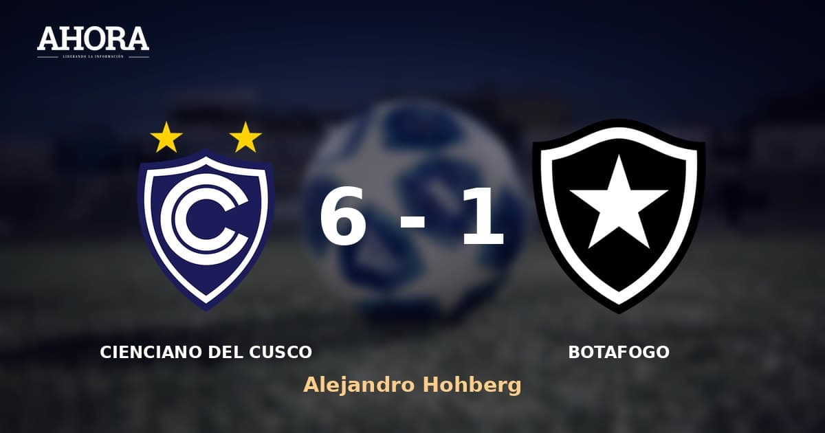 Alejandro Hohberg tras el 6-1 de Cienciano a Botafogo: “No hay que subestimar ni agrandarse”