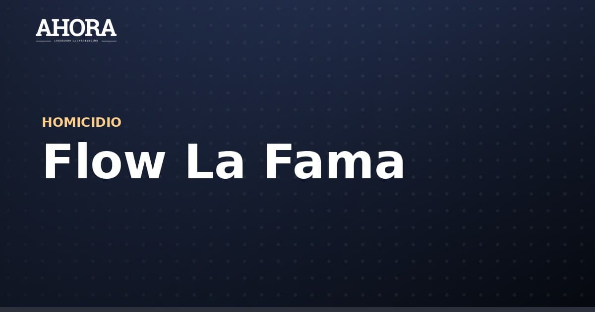 Flow La Fama: productor musical es baleado en el Callao