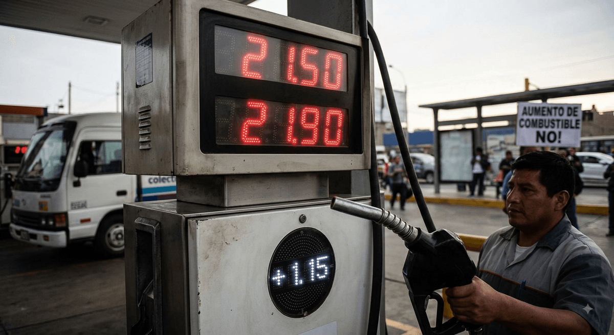 Combustibles superan los S/ 21 por galón y golpean a transportistas en Perú