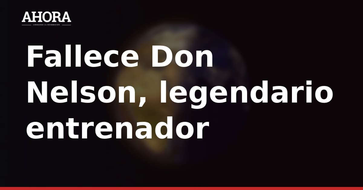 Fallece Don Nelson, legendario entrenador de la NBA, a los 86 años