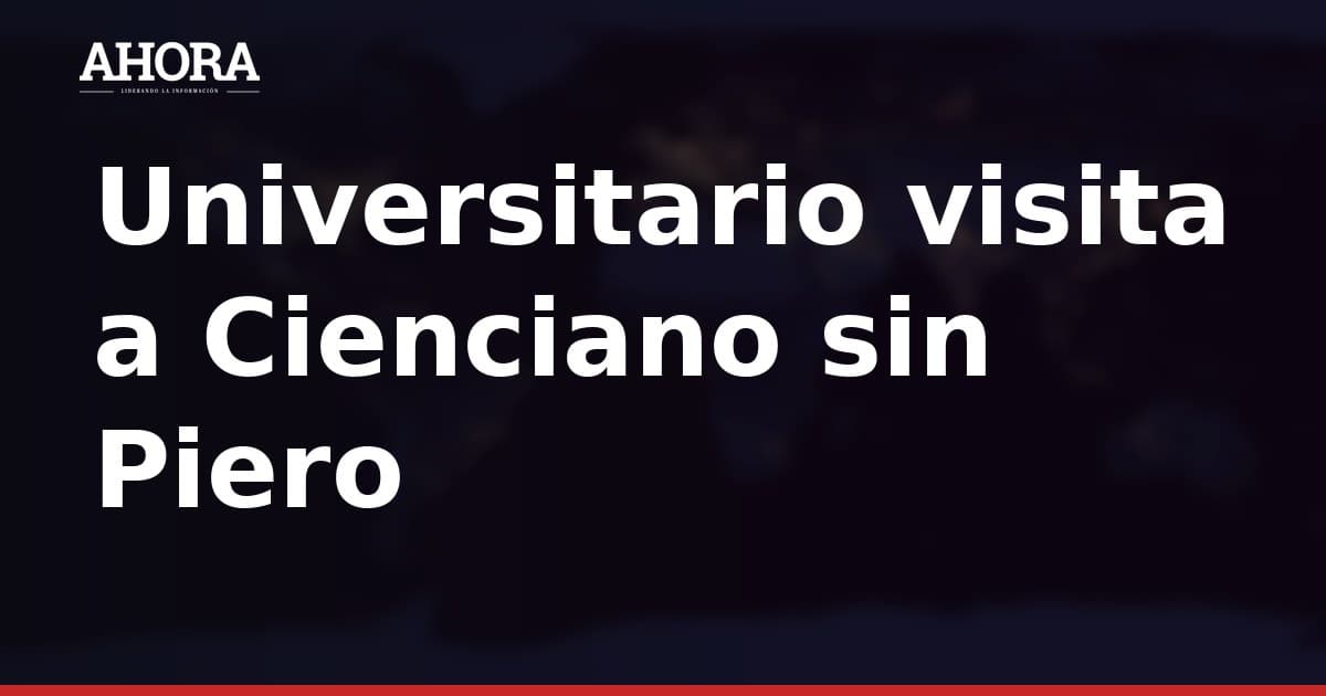 Universitario visita a Cienciano sin Piero Quispe, Edison Flores y Bryan Reyna