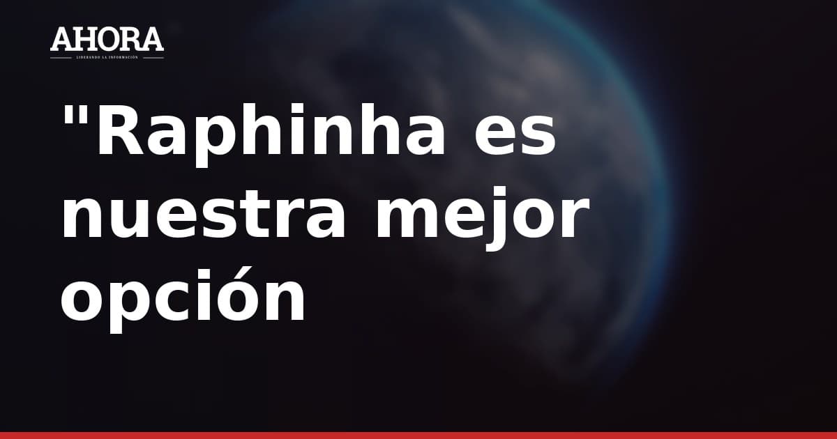 Flick ratifica a Raphinha como 'nueve' y asegura que Gabriel Jesús está listo