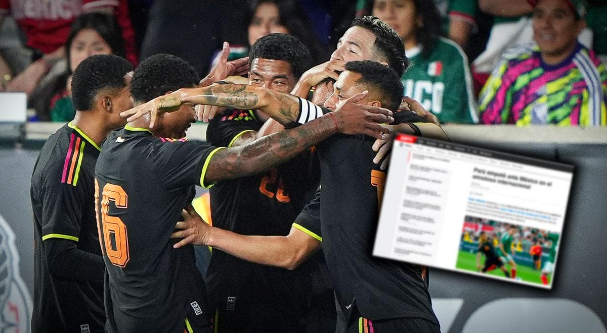 Prensa mexicana destacó a Jairo Vélez tras el empate 1-1 de Perú ante México