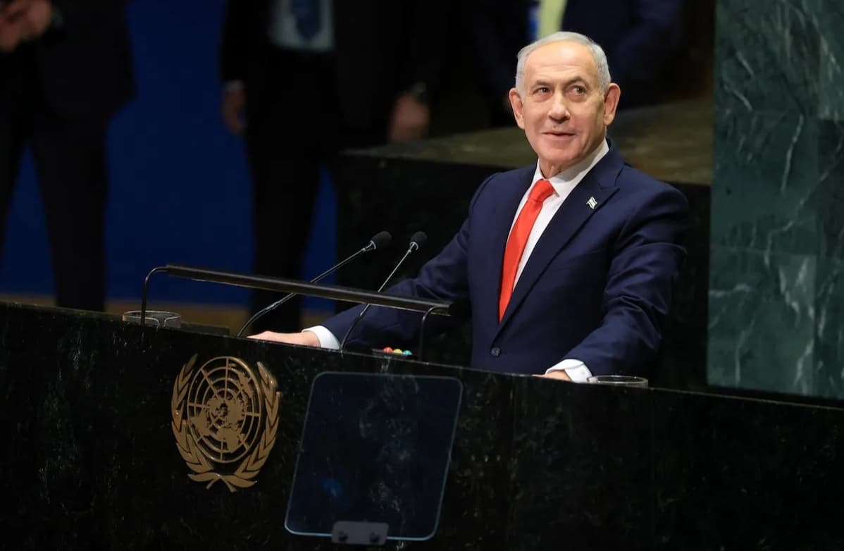 Delegados abandonan Asamblea de la ONU durante desafiante discurso de Netanyahu