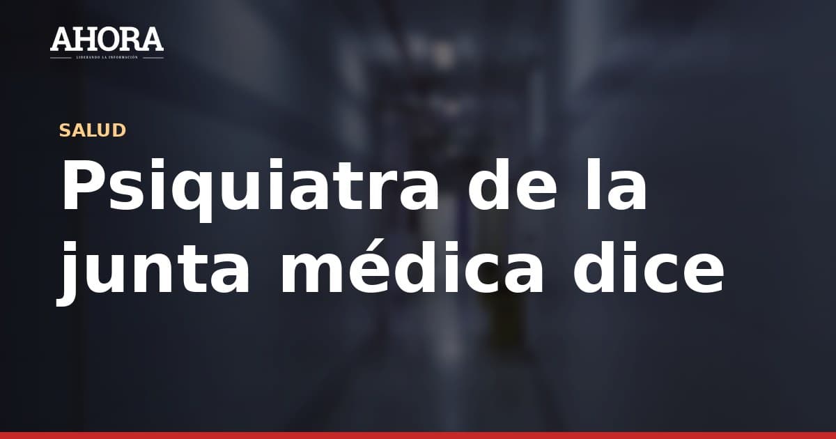 Psiquiatra de la junta médica afirma que Maradona debió ser internado en una clínica