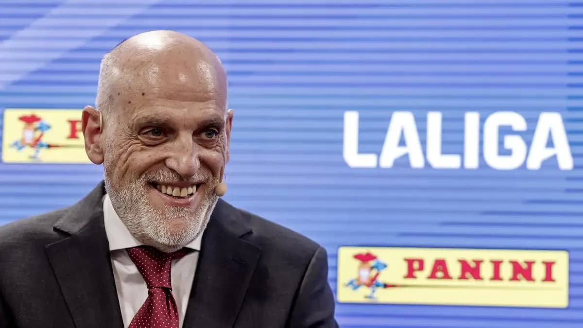 Tebas elogia a Rodri y aborda cánticos y el caso Messi-Eldense