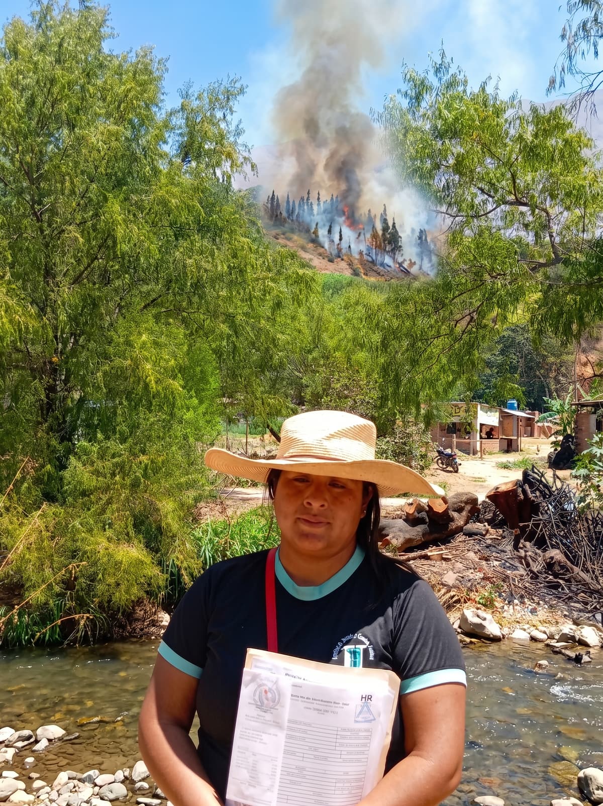Incendio alcanza plantación de eucaliptos en Kotosh y familia pide investigar el origen