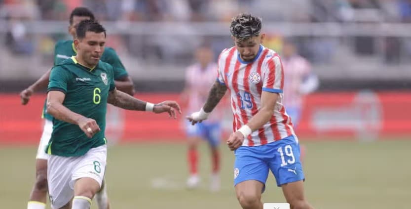 PARAGUAY VENCE A BOLIVIA CON DOBLETE DE ALMIRÓN