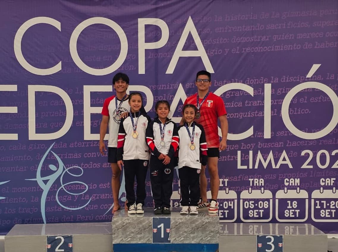 Gimnastas huanuqueños brillan en Copa Federación
