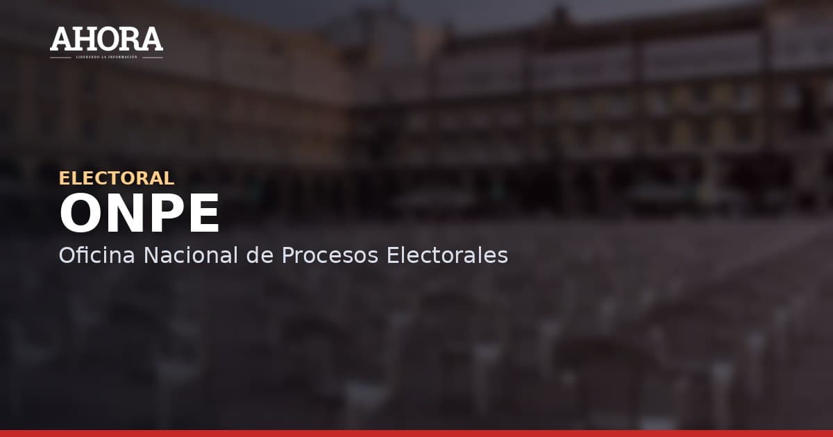 ONPE habilita consulta de local de votación y miembros de mesa para las Elecciones 2026