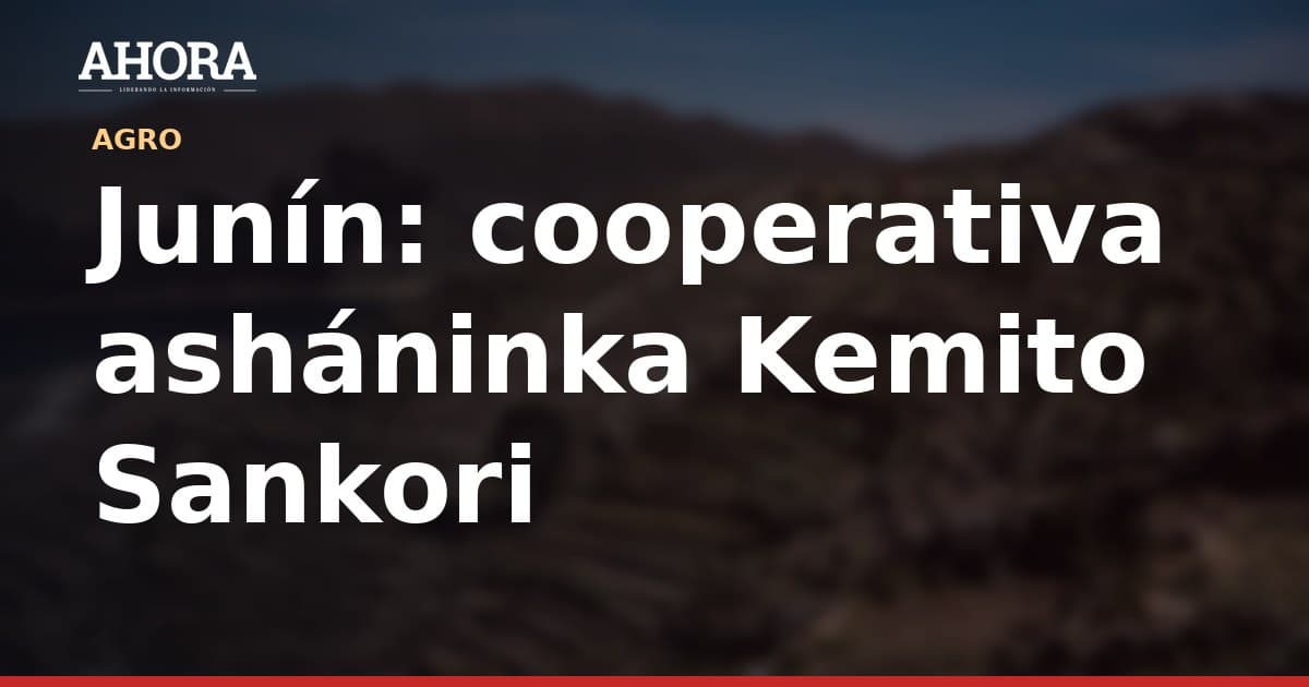 Cooperativa asháninka Kemito Sankori presenta cinco nuevos productos de cacao, miel y café