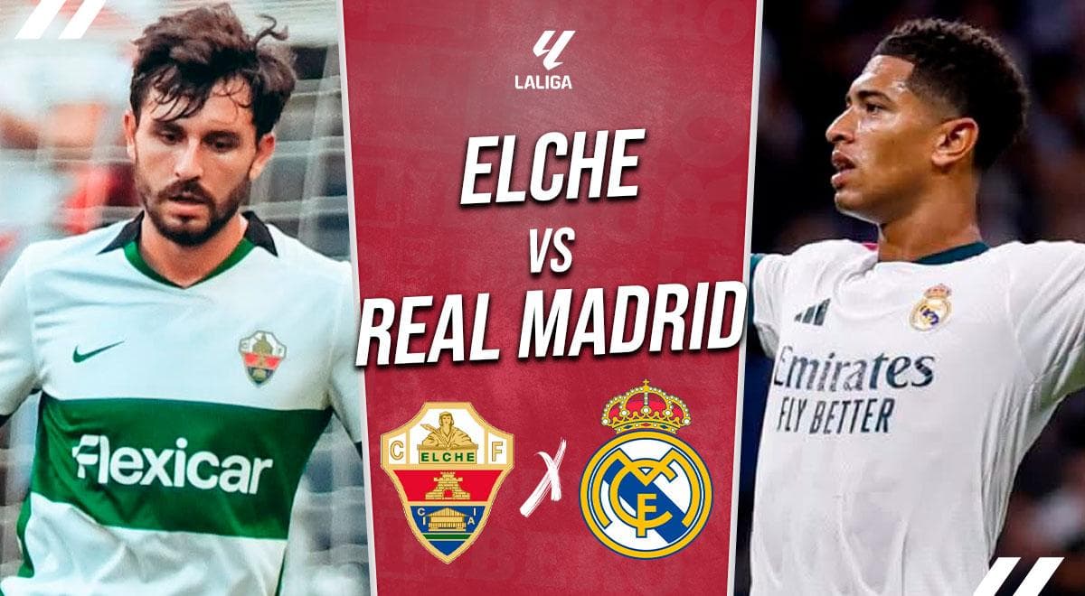 Real Madrid vs. Elche: horarios y canales de la jornada 6 de LaLiga
