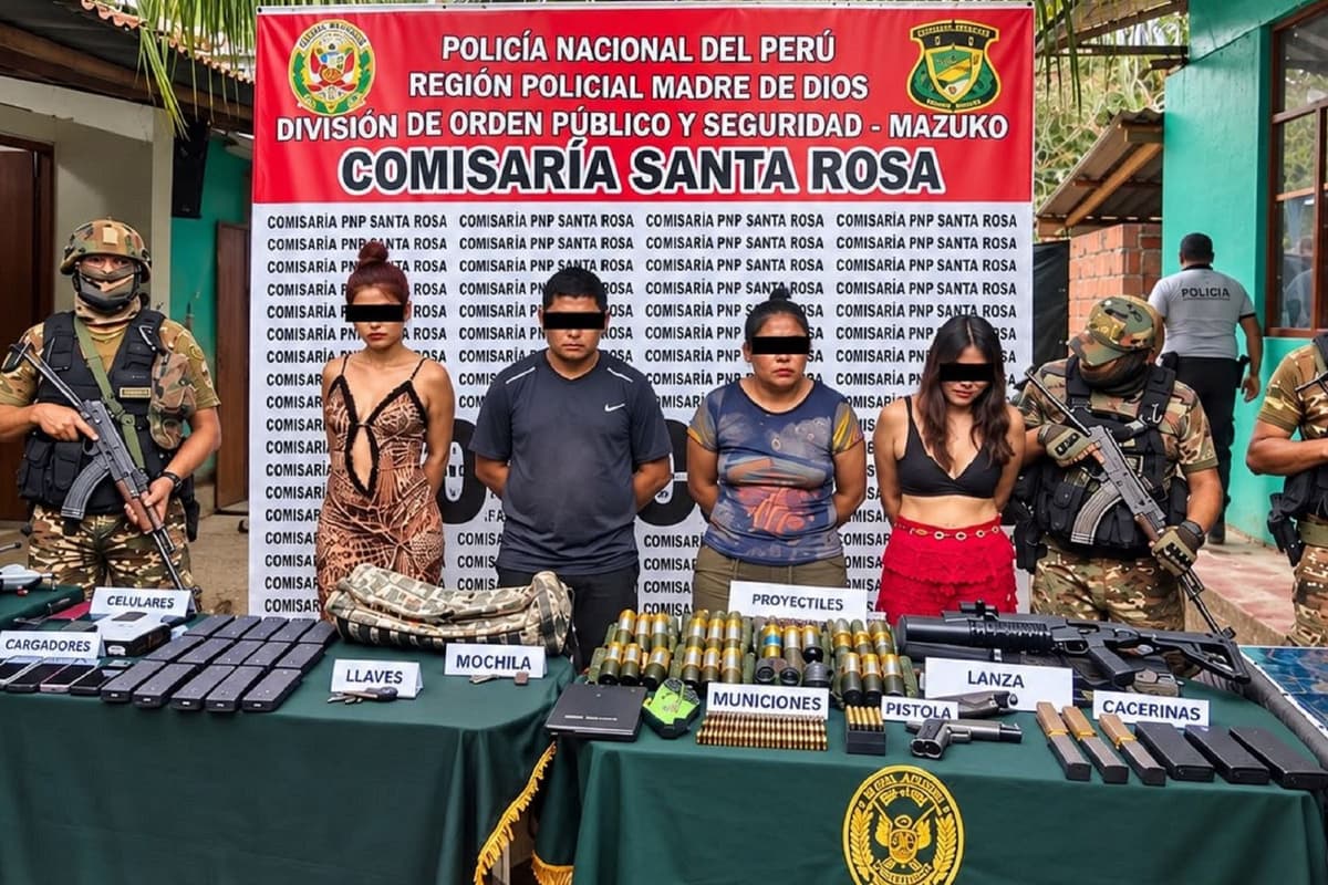 Madre de Dios: detienen a alias "Leo", presunto cabecilla de Los Sanguinarios de la Pampa