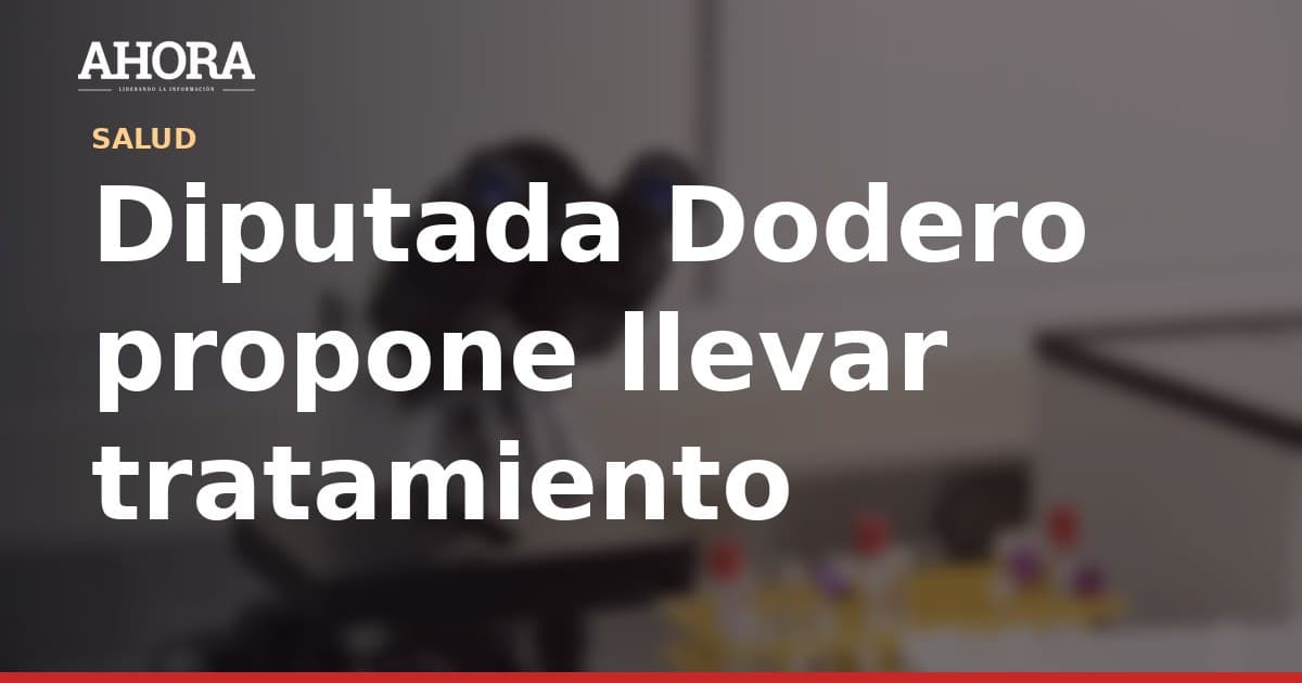 Diputada Dodero presenta proyecto 'Hierro a Tu Casa' contra la anemia infantil