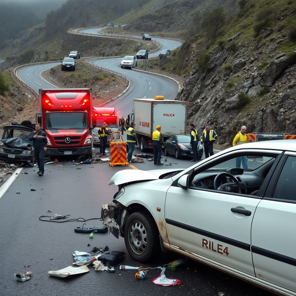 Choque múltiple en la Carretera Central deja varios heridos en Concepción