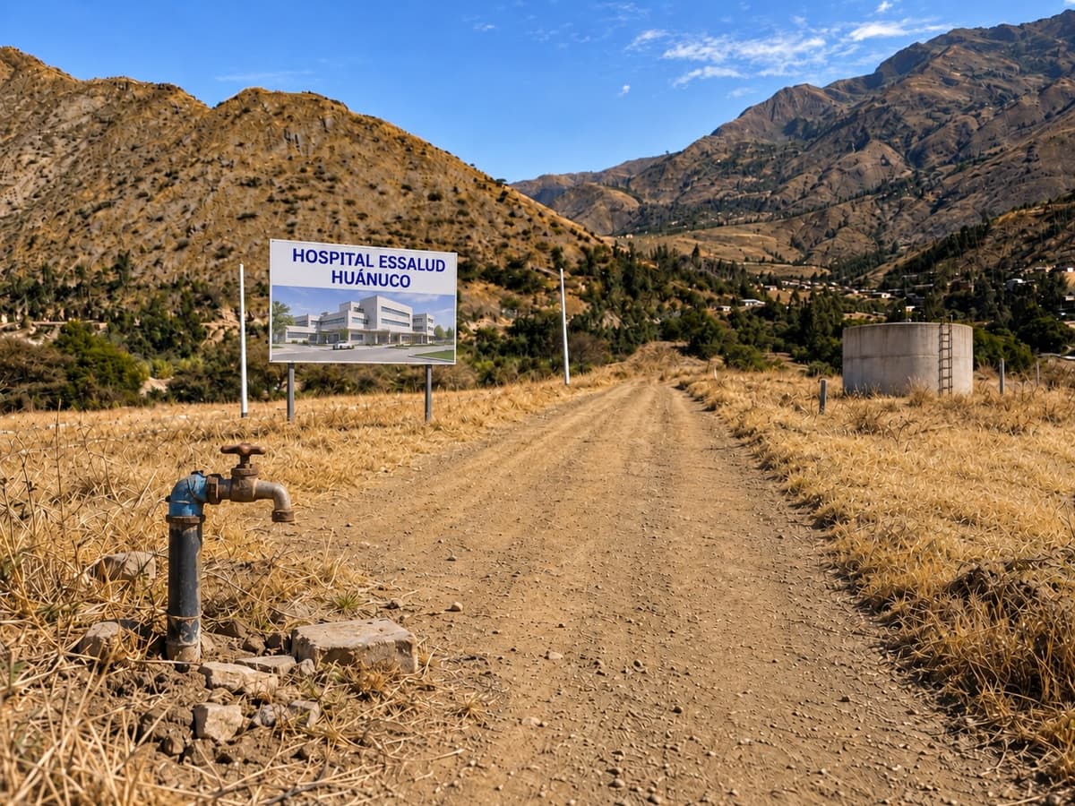 Hospital de EsSalud: Santa María del Valle buscará otra fuente de agua y nuevo expediente