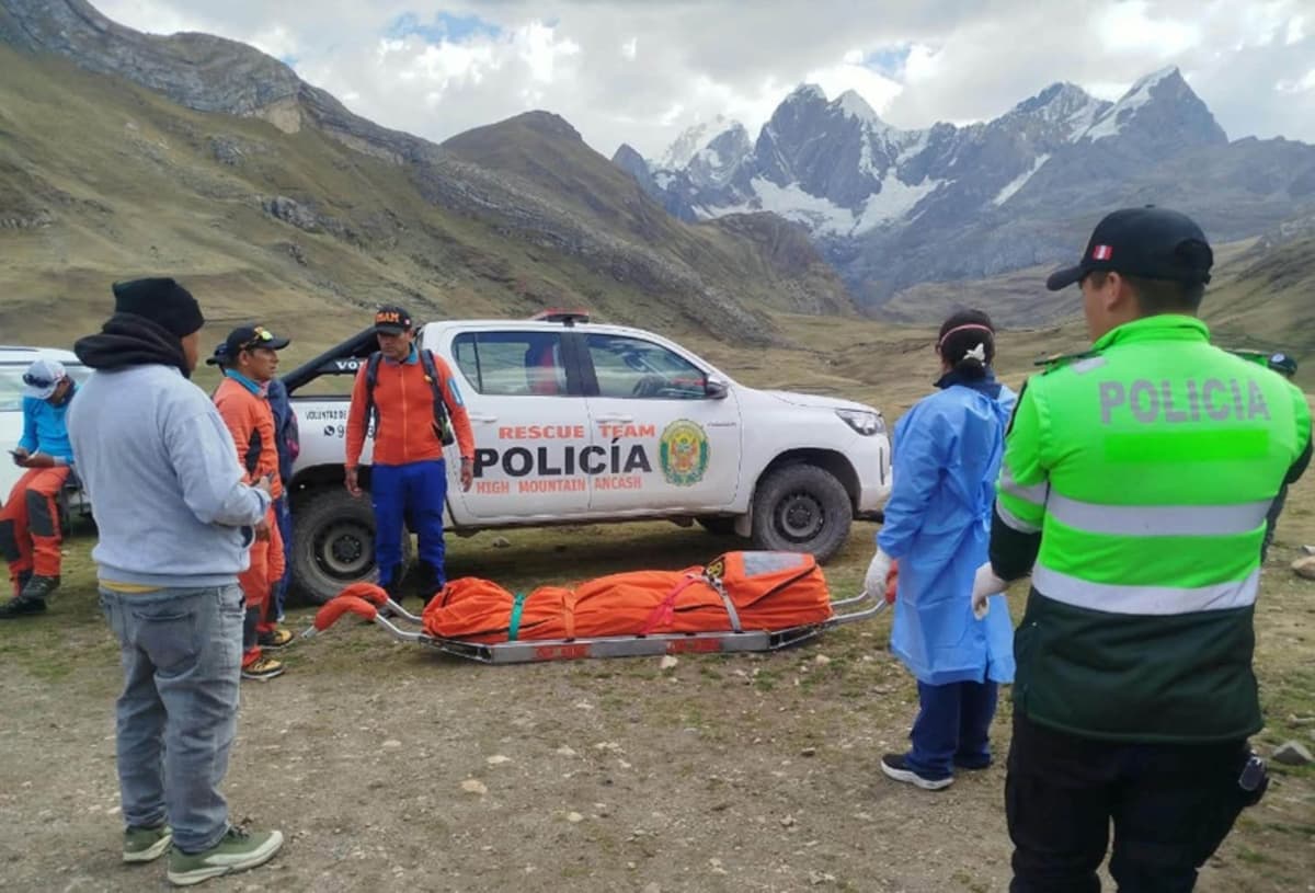Hallan sin vida a turista australiano que desapareció en ruta a la cordillera Huayhuash