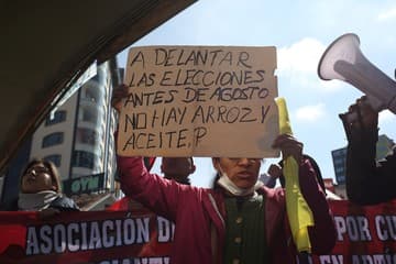 Clamor en las calles: comerciantes y transportistas bolivianos exigen respuestas al gobierno