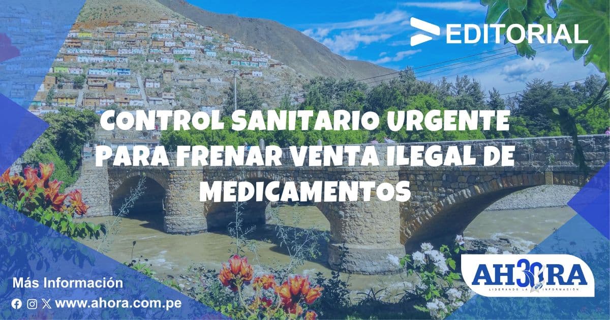 Control sanitario urgente para frenar venta ilegal de medicamentos