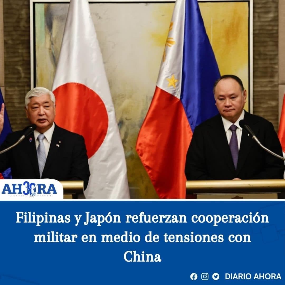 Filipinas y Japón refuerzan cooperación militar en medio de tensiones con China