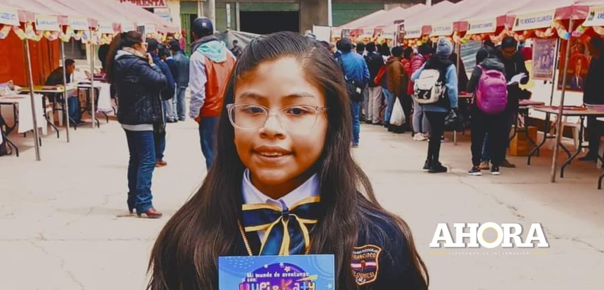 Con 11 años, Brihanna Ramos fue la escritora más joven en la Feria de Libro de Pasco