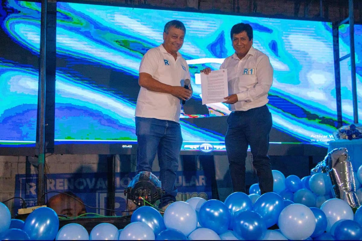 Huánuco: Renovación Popular oficializa candidaturas al Congreso 2026 de Rodolfo Espinoza y Joel Cruz