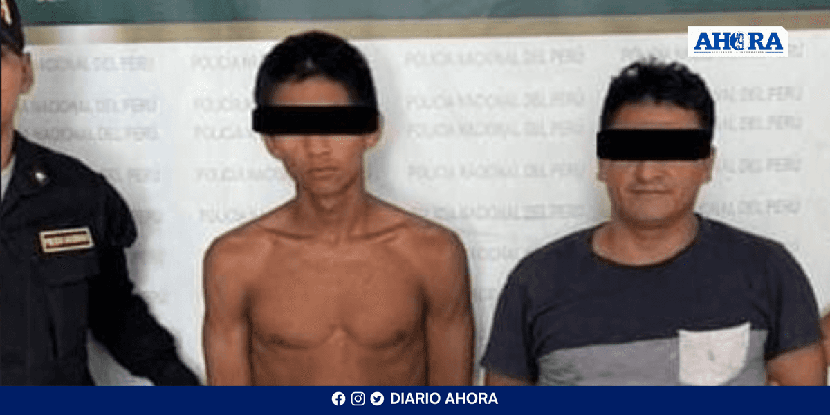 Efectivos detienen a dos sujetos por robo y compra de celular