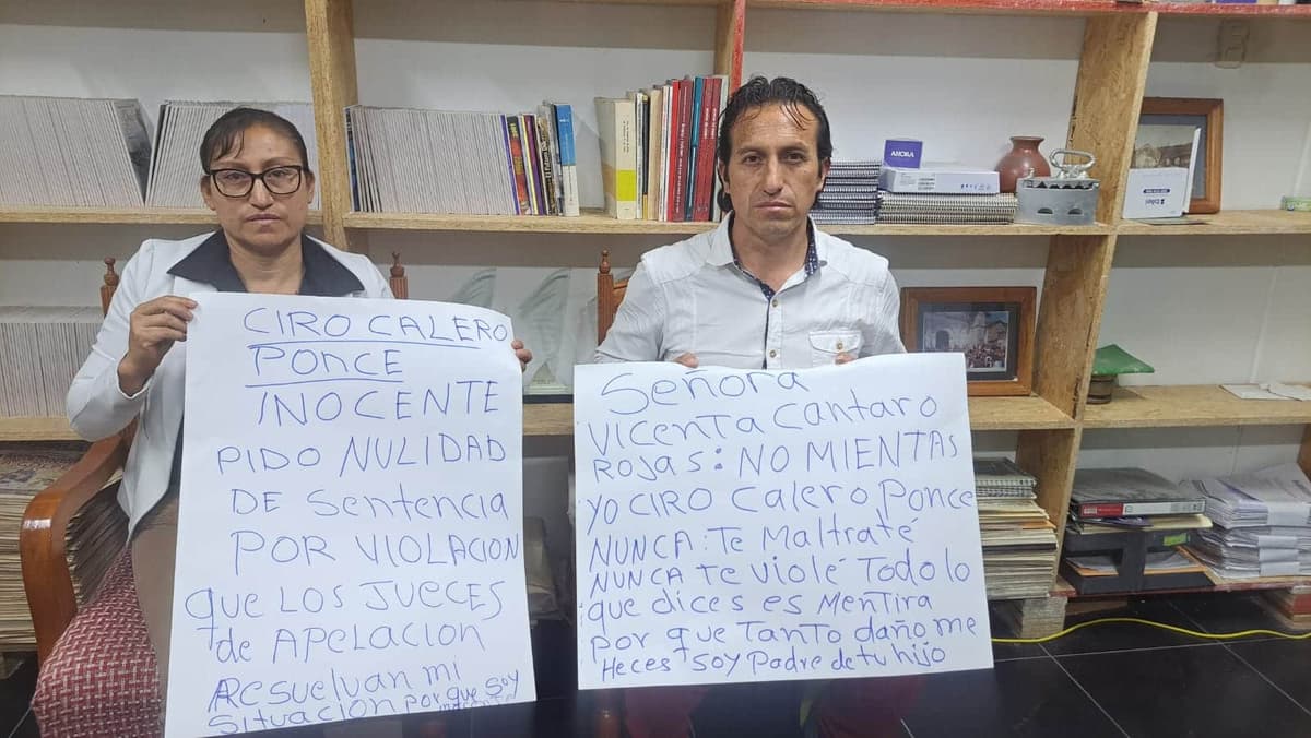 Sentenciado por violación, Ciro Calero presenta apelación y cuestiona proceso judicial