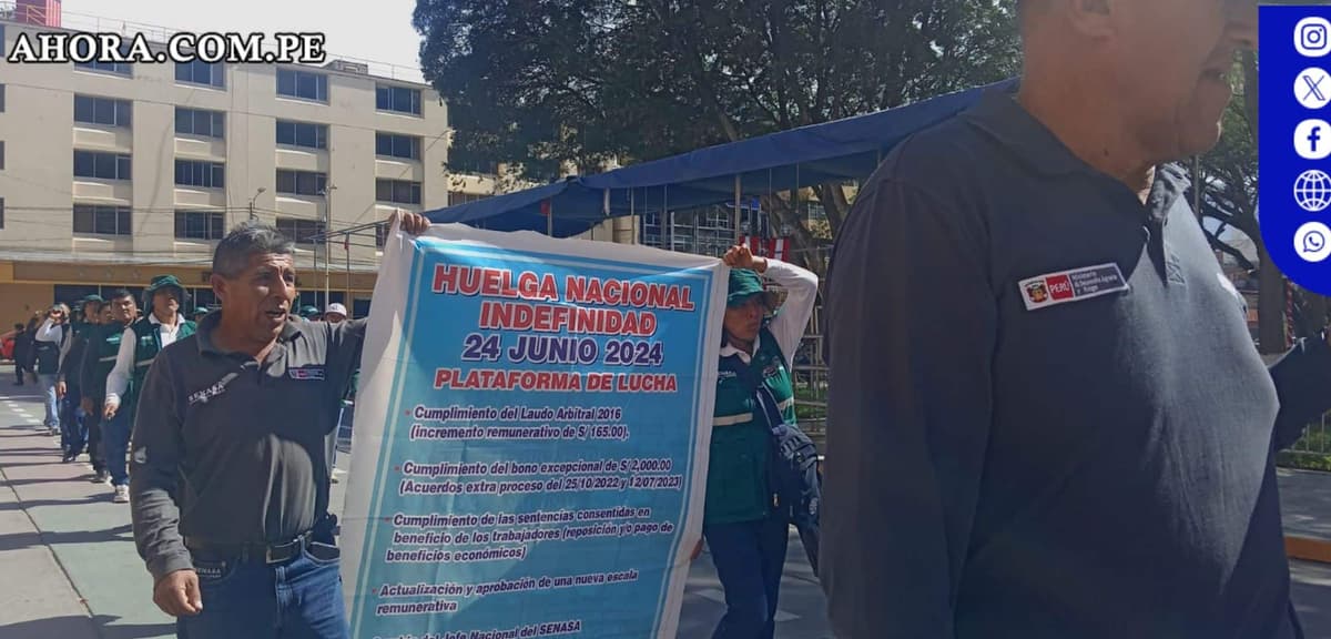 Huelga indefinida en SENASA paraliza servicios agrícolas y sanitarios